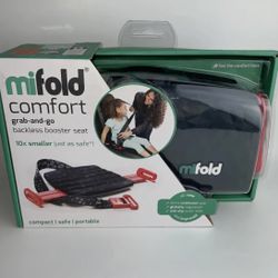 Mifold Grab-and-Go Compact Portable Car Booster Seat Children 33 - 100 Lbs