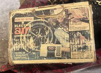Vintage Porsche 911 Webster Air Compressor 12V 120 PSI Tested Working Box Manual