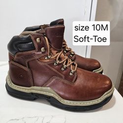 Wolverine Soft Toe Work Boots Size 10