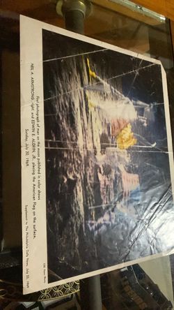 First time on the moon first steps