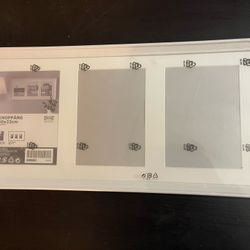 White 3 Picture Frame
