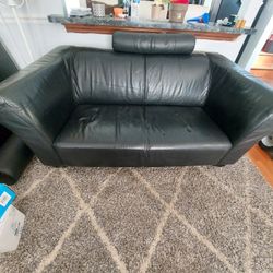 Ikea Leather Couch Set