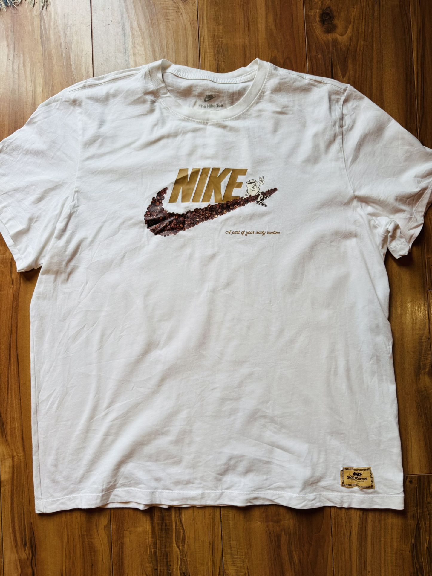 Nike Rise and Shine Coffee Beans T-shirt XXL 2X A Part of Your Daily Routine