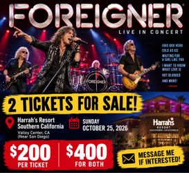 🎸🔥 FOREIGNER – LIVE IN CONCERT! 🔥🎸