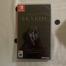 Nintendo Switch Skyrim The Elder Scrolls V New In Sealed Box 