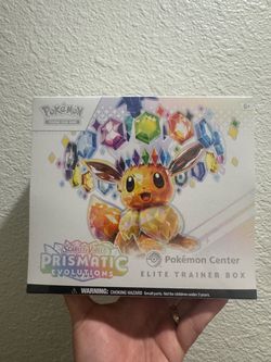 Prismatic Evolutions Pokemon Center Elite Trainer Box (x2)