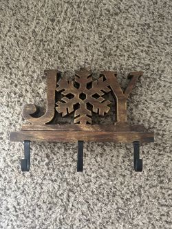 Joy stocking Hanger/Christmas Decor 