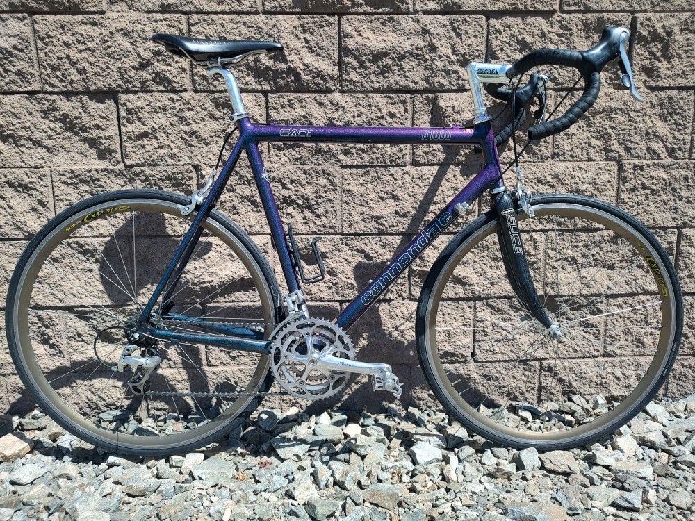Cannondale R1000 CAD2 58 cm Road Bike Shimano Ultegra Mavic Cinelli Carbon fork