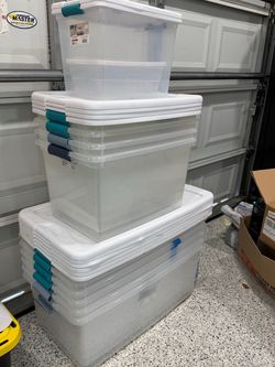 Plastic bins