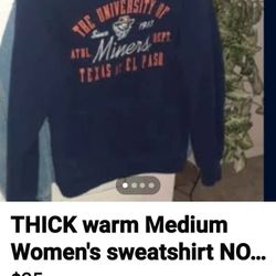 Medium Women's Sweatshirt NOT hoodie 79936