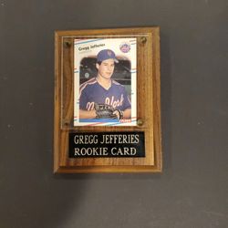 Baseball card Gregg Jefferies