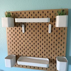 IKEA Pegboard With Accessories 