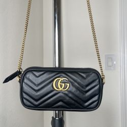 Gucci Mini Marmont Matelasse Crossbody Bag