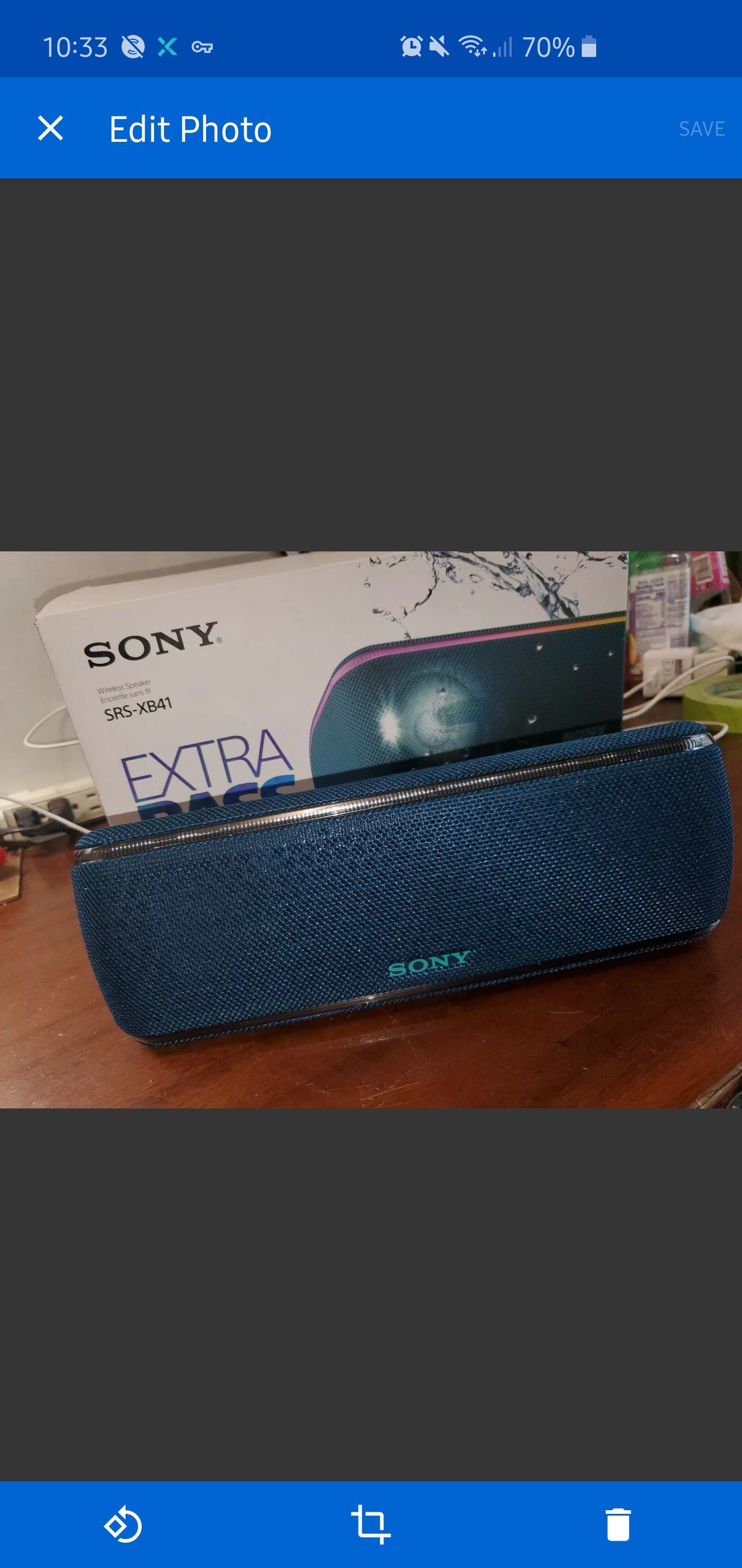 Sony Srs-XB41 Bluetooth speaker extra bass