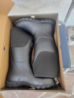 Habit All Weather Easy Slip-On Waterproof Boots Men's Size 10 Black