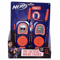 Nerf Molded Walkie Talkies with Built-in Belt Clip & Blaster Clip (1 Pair)