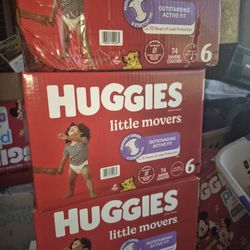 Huggies Size 6 $30 Cada 1 Caja Precio Firme 