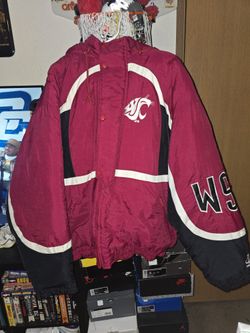 Vintage Logo Athletics Washington State Cougars Jacket Size Xl