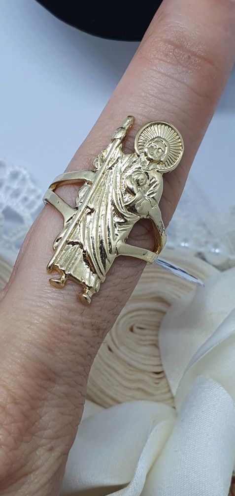 Anillo De San Judas ORO 14K Jewelry & Accessories