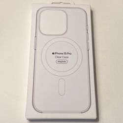 New iPhone 15 Pro Apple Clear MagSafe Case