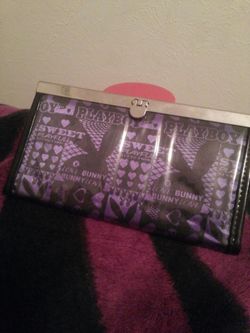 Purple playboy wallet