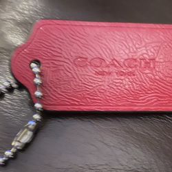 Coach Handbag Leather Charm