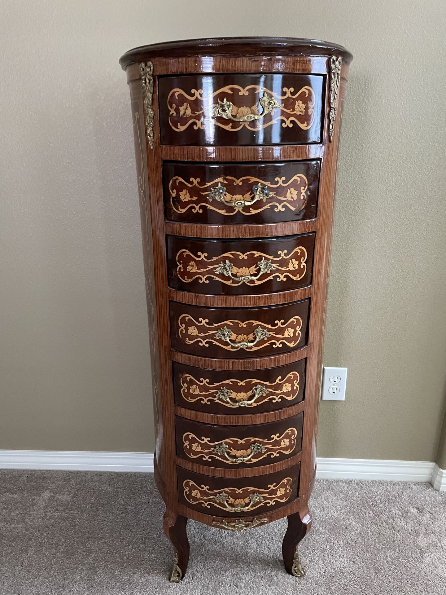 Wood Marquetry Jewelry Furniture