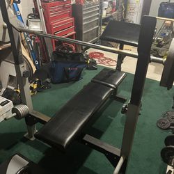 Weight Bench With Extension 