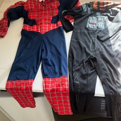 Costumes: Spider-Man, Darth Vader, Tiger, Police Officer