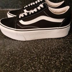 Vans Platform Women 8 Like new 