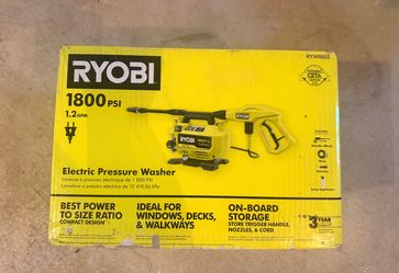 RYOBI 1800 PSI 1.2 GPM Cold Water Corded Electric Pressure Washer