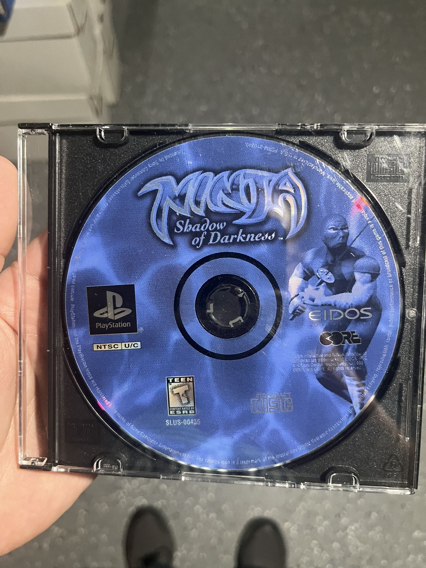 Ninja Shadow Of Darkness For Sony PlayStation Disc Only 