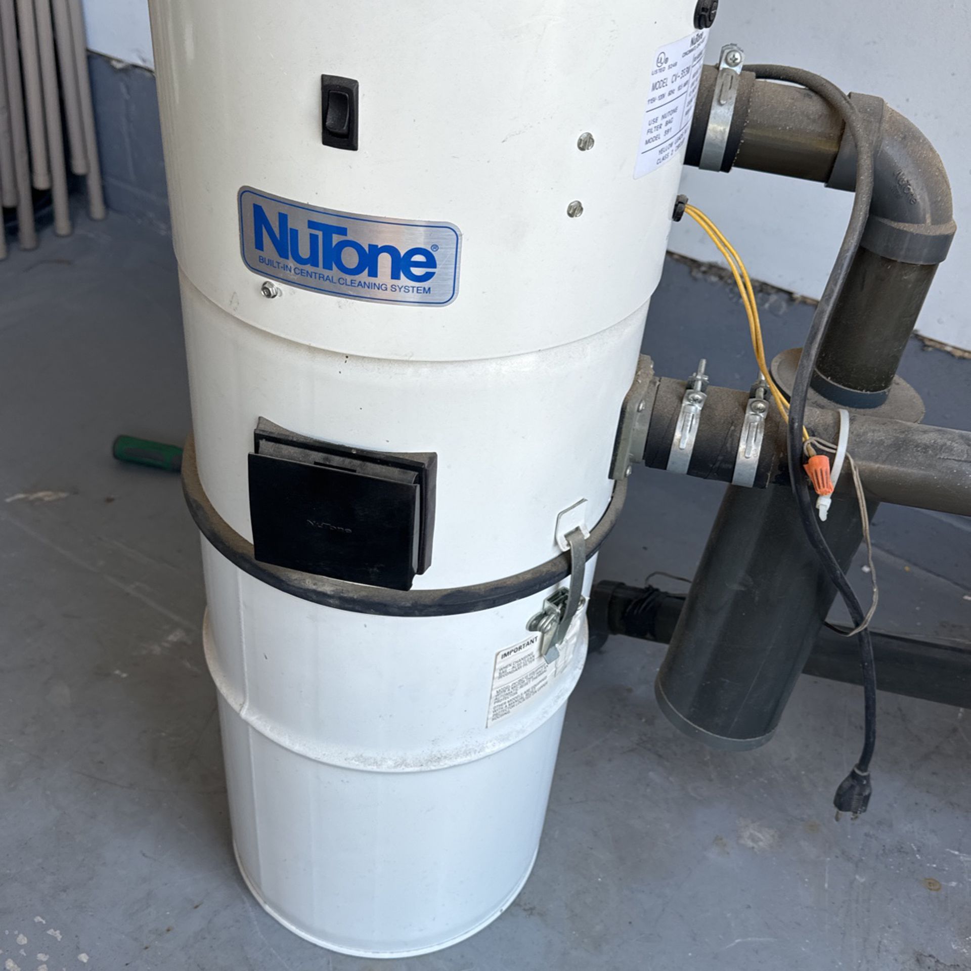 Nutone Built In Central Cleaning System 