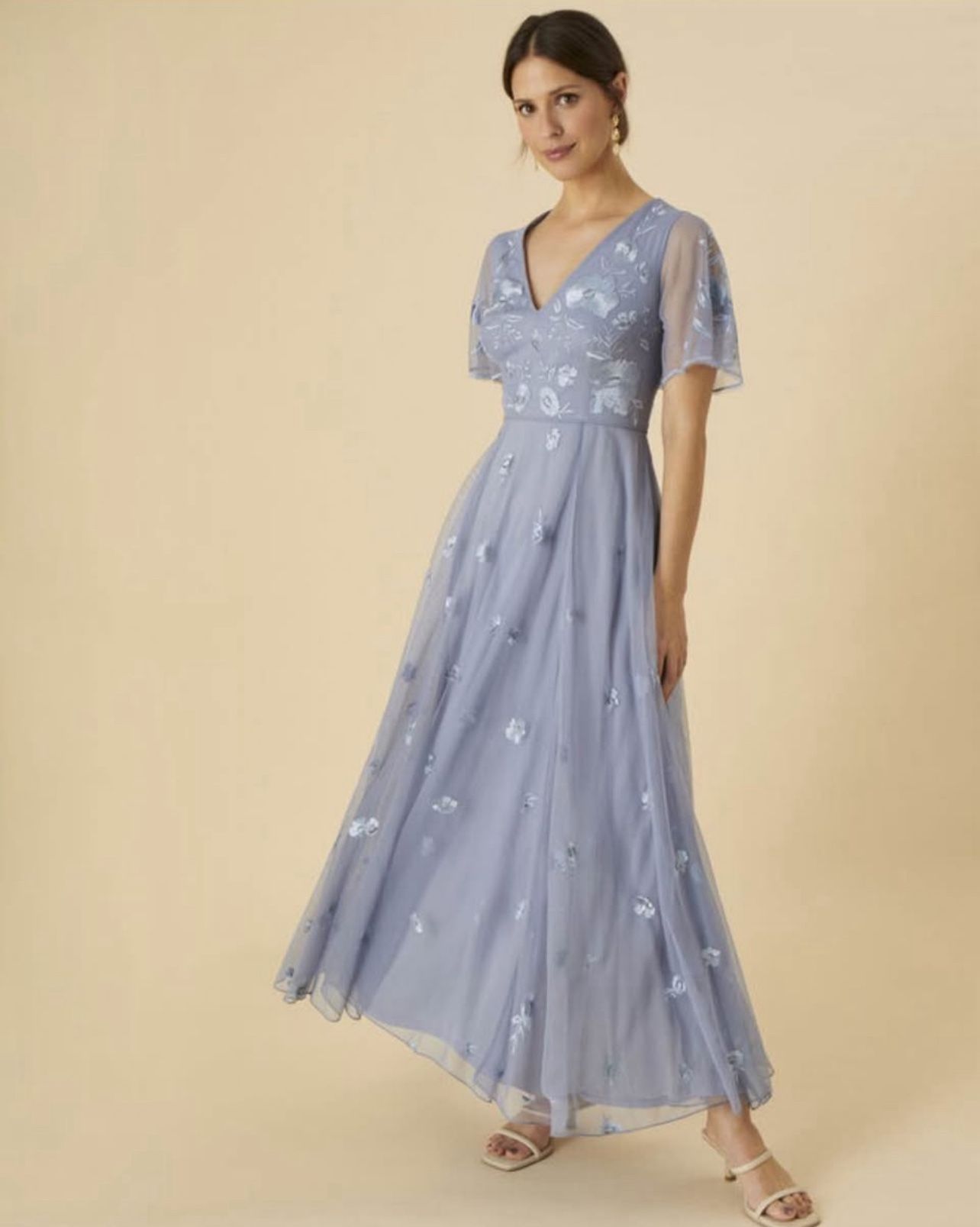 Bree embroidered maxi dress