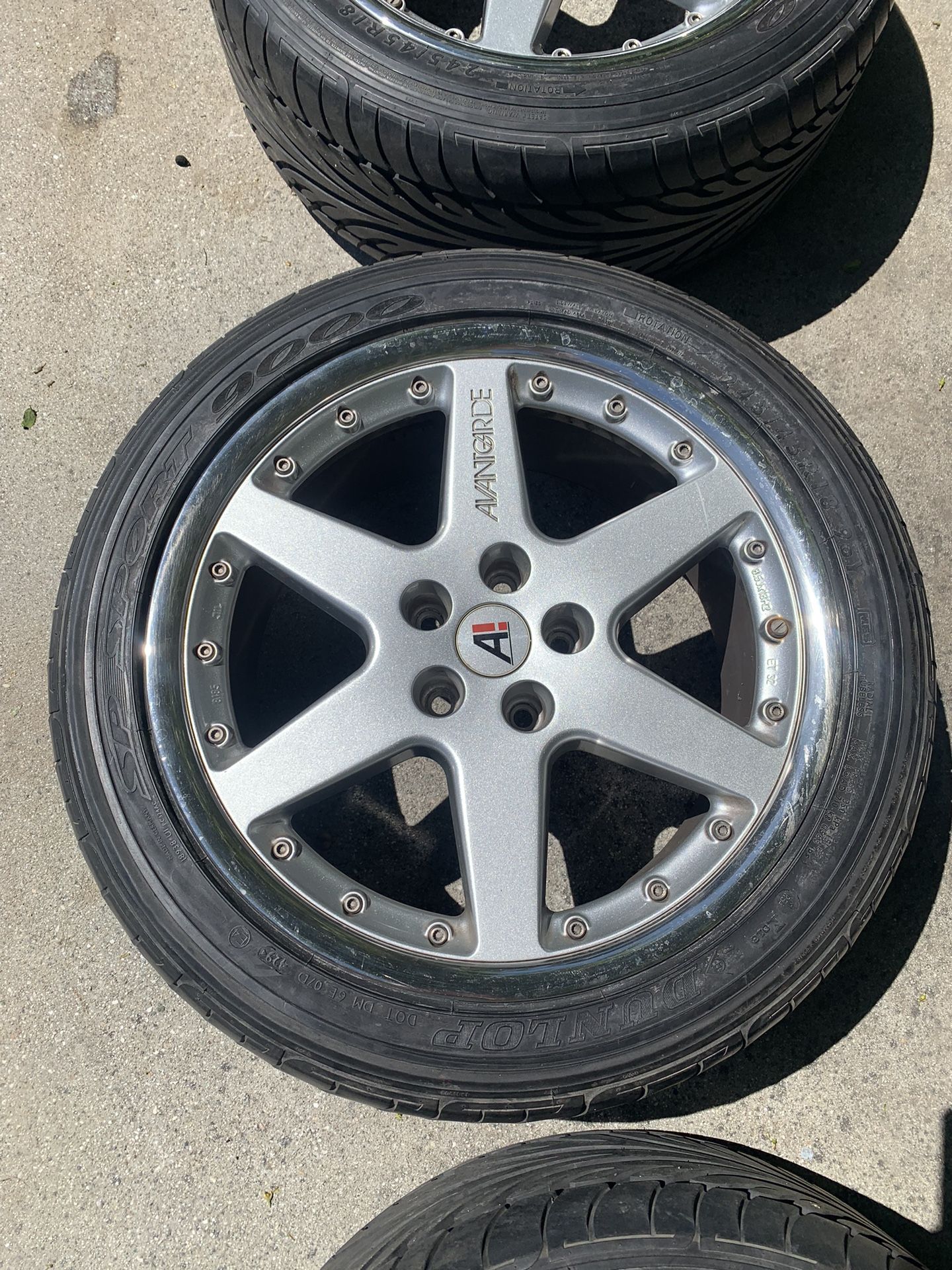 BBS AVANTGARDE 18in 5x112 Wheels+tires