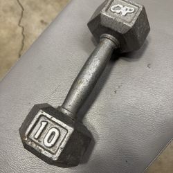 Cap 10 Pound Single Barbell