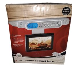 GPX Under cabinet LCD TV / mp3 ready NEW 