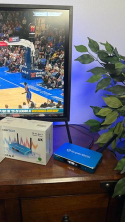SuperBox S6 Max 6K Android Smart TV Box | Sports Movies TV | Voice Remote | No Monthly Fees