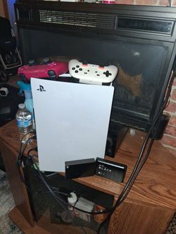Playstation 5 With 3 Remote Controls and 2 External Hard Drives 