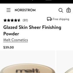 Melt Glazed Skin Sheer Finishing Powder 