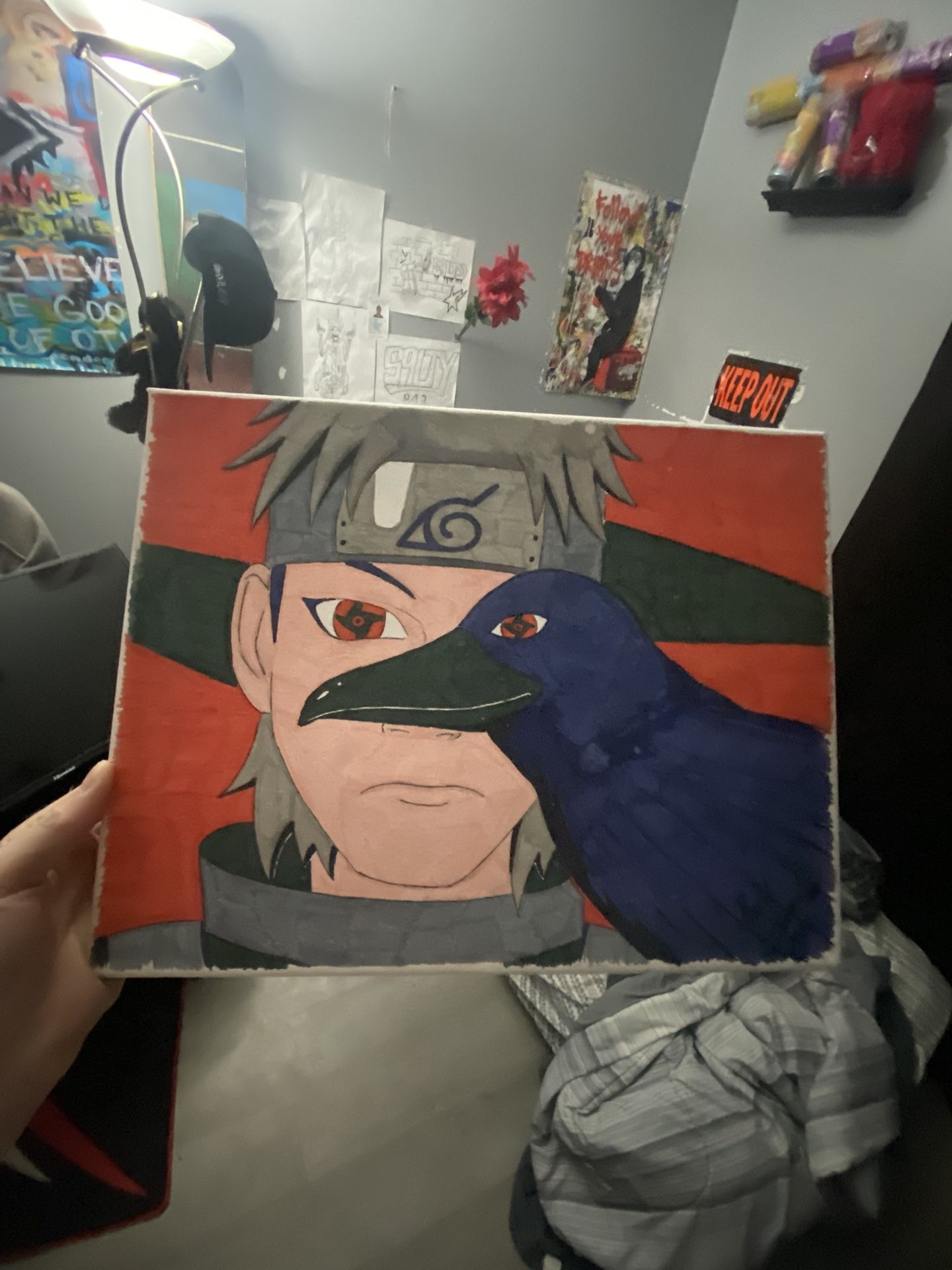 naruto; shisui uchiha canvas drawing