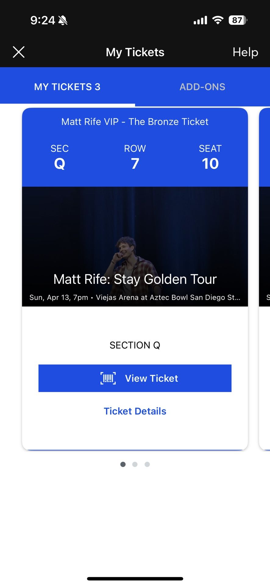 Matt Rife . This Sunday In San Diego