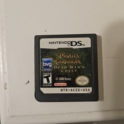 Vintage 2006 Nintendo DS Pirates of the Caribbean Dead Man's Chest Cartridge 