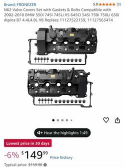 BMW V8 2002-2010 Valve Covers Set