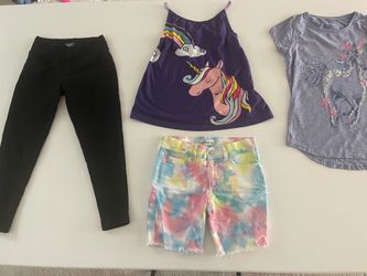 4- Piece Girls Unicorn Casual Play Lot Size 7