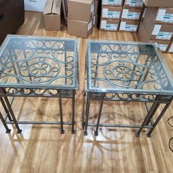 3 Glass Tables