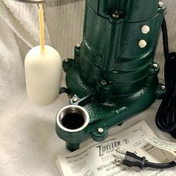 Zoeller Sump Pump, Float Switches and Control Panels