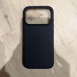 Silicone Black Apple iPhone 17 Pro Case 