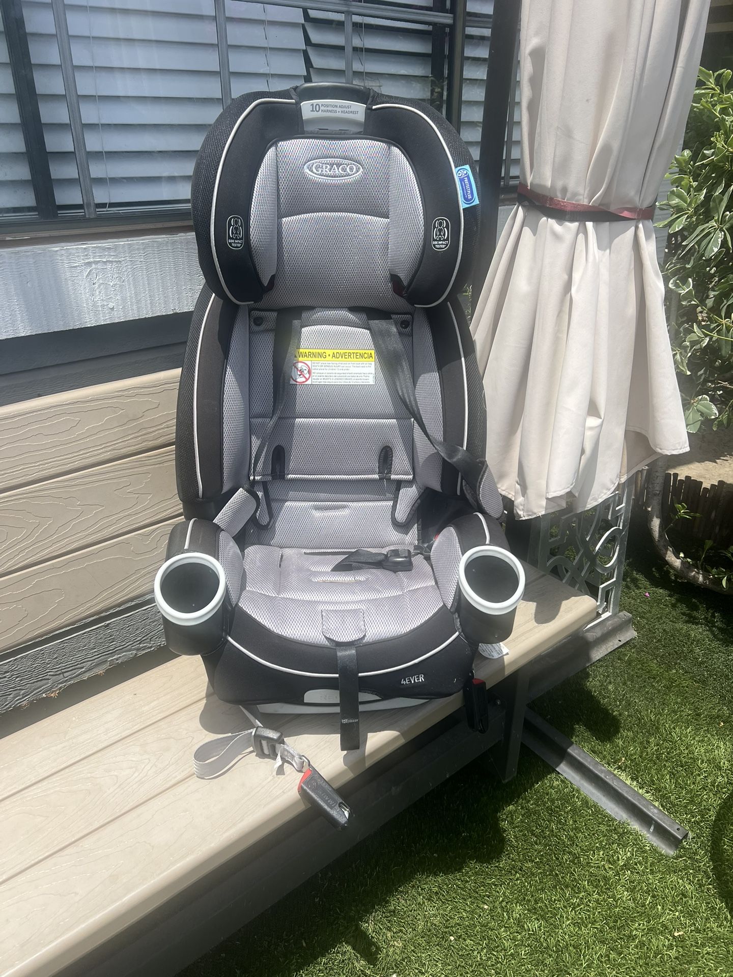 Car Seat 10 POSITION ADJUS HARNESS + HEADRES'