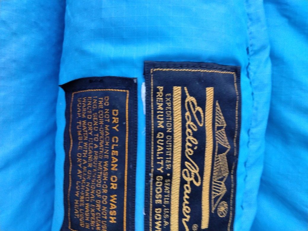Eddie Bauer Vintage 100 Percent Goose Down Sleeping